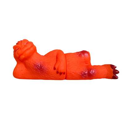 GODZILLA - Sleeping Vinyl Figure Fluorescent Orange and Metallic Red - Crunchyroll Exclusive